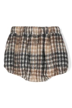 shorts in cotone marrone DOUUOD KIDS | DV6B09E0195119GR